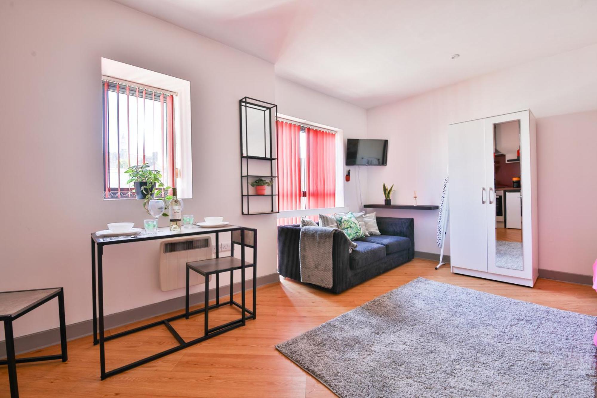 Princess Lofts City Centre Studios With Nespresso Coffee Machines & New Fast Wifi By Stayright Swansea Ruang foto